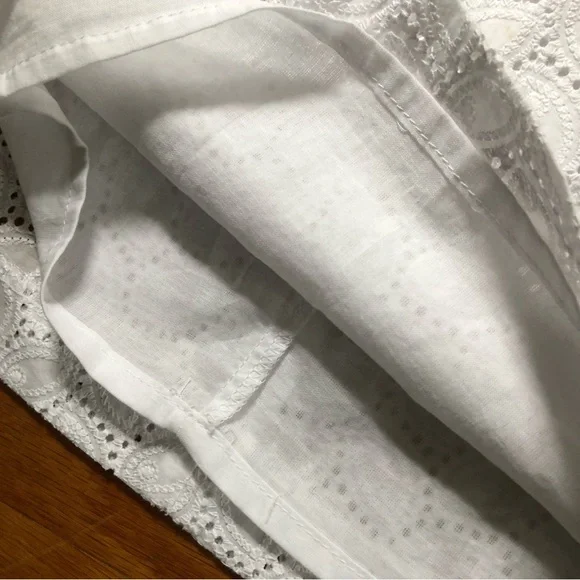 NWT Calvin Klein white eyelet sheath dress - Picture 5 of 6